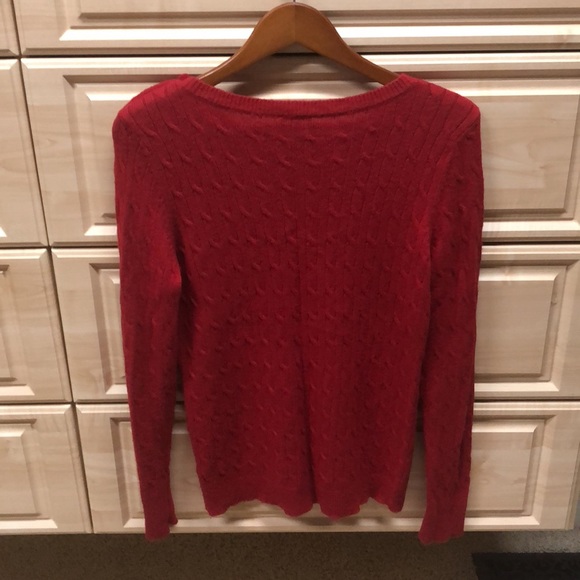 Talbots cable knit sweater M - Picture 3 of 3